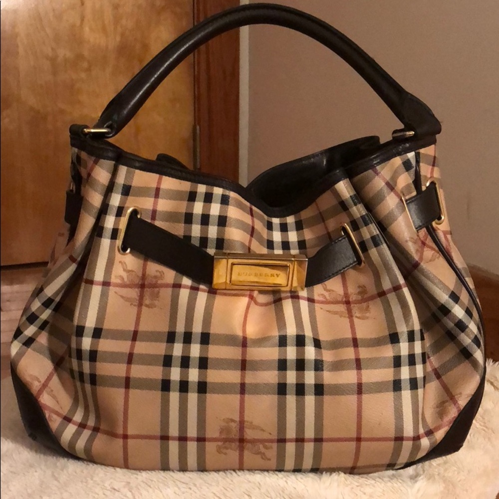 Original Burberry Bucket Shoulder Bag